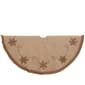 Kurt S. Adler 54in. Jute w/ Macrame Snowflake Tree Skirt - image 2