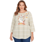 Women''s Ruby Rd. Must Haves Ii Autumn Cat Houndstooth Top - image 1