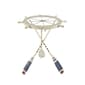 9th & Pike(R) White Coastal Metal Accent Table - image 1