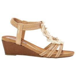 Womens Patrizia by Spring Step Flowering Wedge Sandals