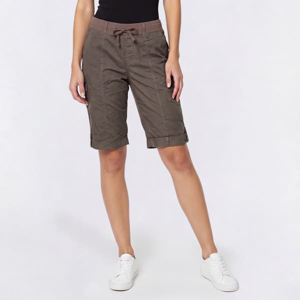 Womens da-sh Solid Adrienne Capris - image 