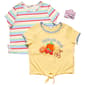 Girls (7-12) BTween® 2pk. Tie Front Fruit/Stripe Tops - image 2