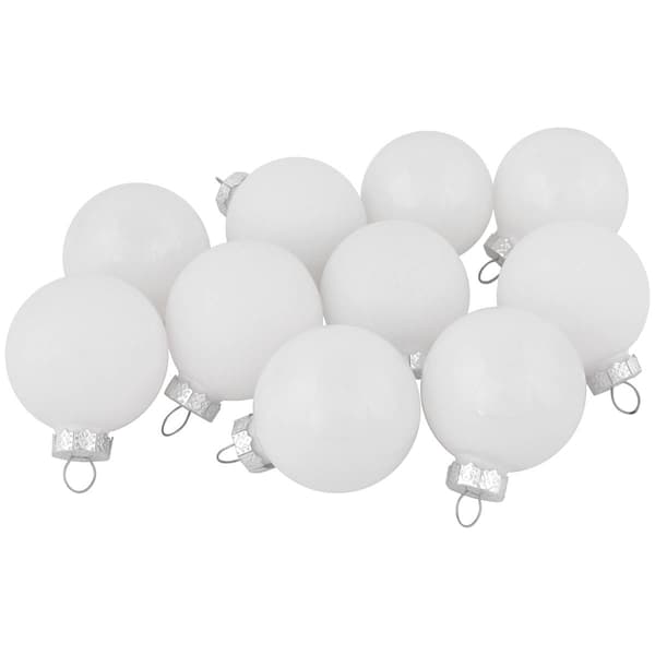 Northlight Seasonal 10ct. Glass Christmas Ball Ornaments