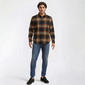 Mens Jackson Hole Long Sleeve Flannel Shirt - Rust/Navy - image 2