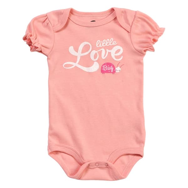 Baby Girl (NB-9M) Wild Child Little Love Bug Bodysuit - image 