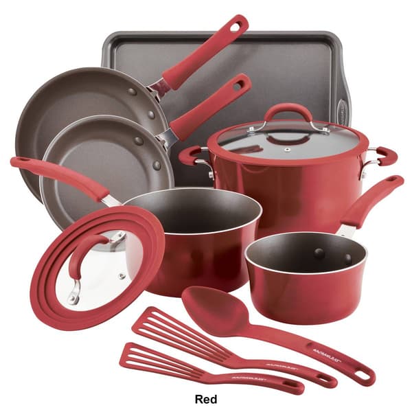 Rachael Ray Cook + Create 11pc. Aluminum Nonstick Cookware Set