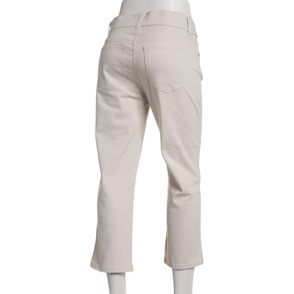 Womens Gloria Vanderbilt Solid Shape Effect Capri Pants