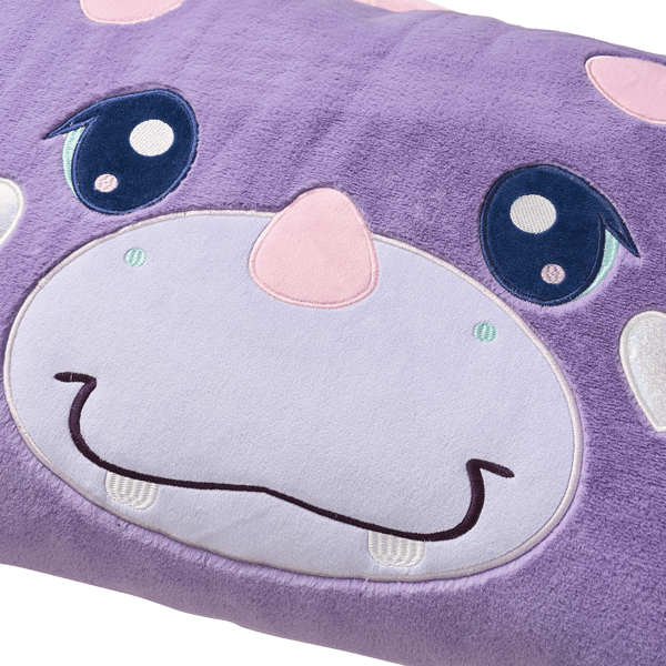 Olivia & Finn Purple Dino Kids Decorative Body Pillow