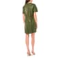 Womens MSK Short Sleeve Pleather Shift Dress - image 2
