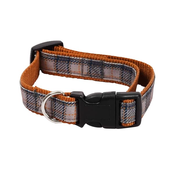 Best Furry Friends Harvest Plaid Pet Collar