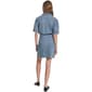 Womens DKNY Short Sleeve Tie Waist Denim Shirtdress - image 2
