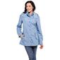 Womens Nicole Miller Anorak Jacket w/Floral Lined Hood - image 1