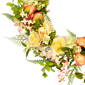 Northlight 26in. Daisy Peony & Roses Floral Spring Wreath - image 4