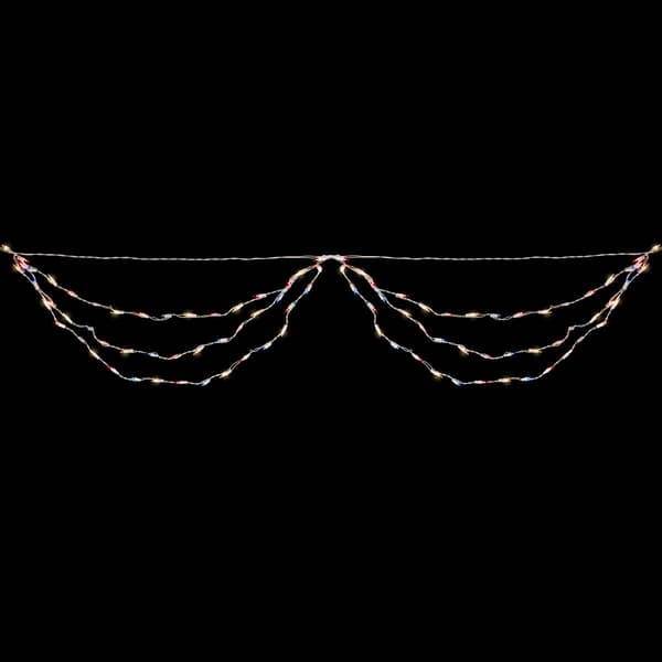 Northlight Seasonal 100ct. Multi July 4th Mini Swag Light Set