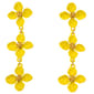 Ashley Cooper(tm) Yellow Flower Tier Earrings - image 1