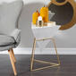 9th & Pike® Black Metal Modern Accent Table - image 6