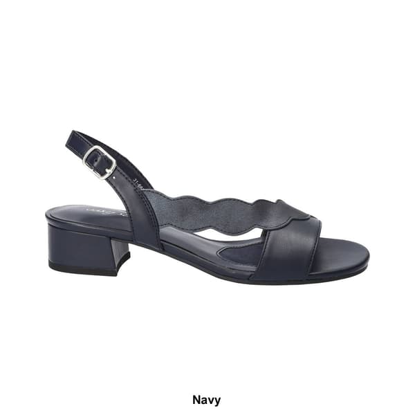 Womens Easy Street Chantell Asymmetrical Sandals