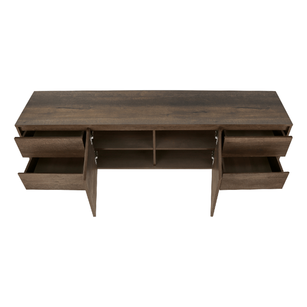 Monarch Specialties Transitional 72in. Media Entertainment Center