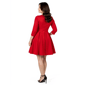 Plus Size 24/7 Comfort Apparel Fit & Flare Pocket Maternity Dress - image 3