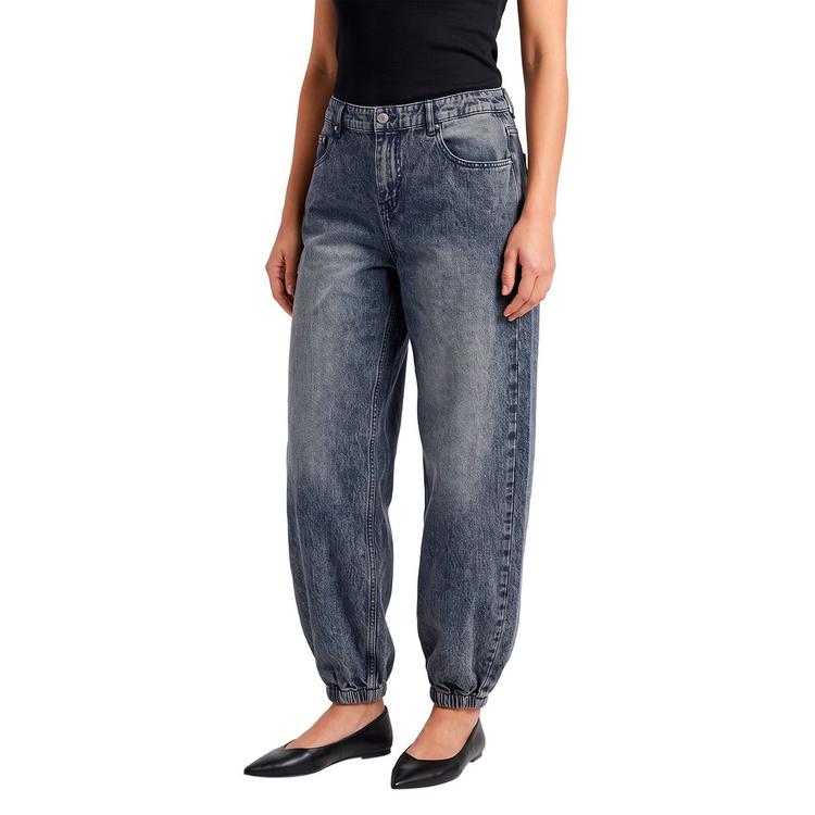 Juniors Madden Girl Denim Elastic Back Balloon Pants