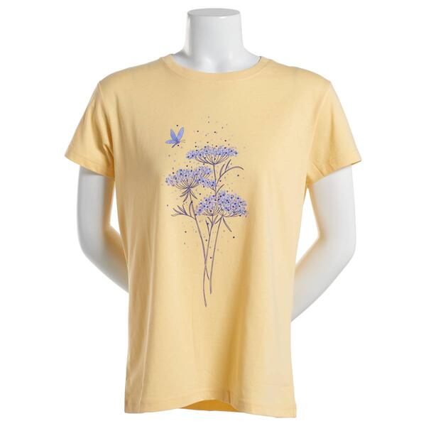 Womens Top Stitch by Morning Sun Queen Annes Flight Tee - image 