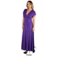 Plus Size 24/7 Comfort Apparel Empire Waist Maxi Dress - image 5