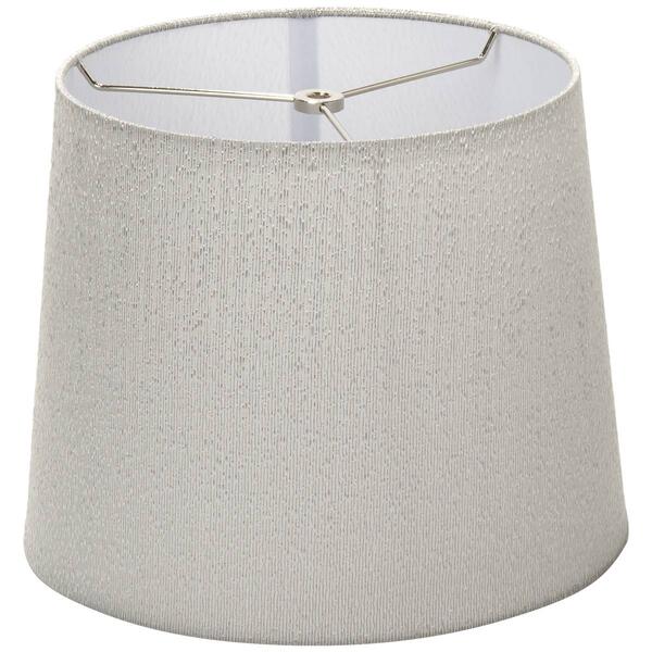 Fangio Lighting Textured Hardback 14in. Drum Shade - Silver - image 