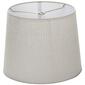 Fangio Lighting Textured Hardback 14in. Drum Shade - Silver - image 1