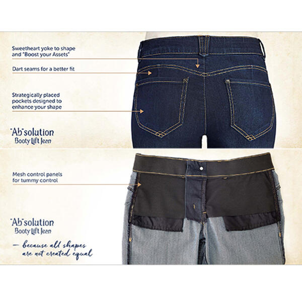 Plus Size Democracy &#8220;Ab&#8221;solution&#174; Itty Bitty Bootcut Jeans