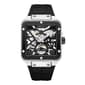 Mens Kenneth Cole(R) New York Skeleton Automatic Silcone Watch - image 1