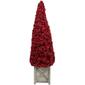 Allstate 40in. Berry Cone Potted Christmas Topiary - image 1