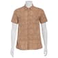 Young Mens VSTR Abstract Jacquard Short Sleeve Button Down Shirt - image 2