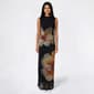 Juniors Madden Girl Power Mesh Ruched Maxi Dress - image 1