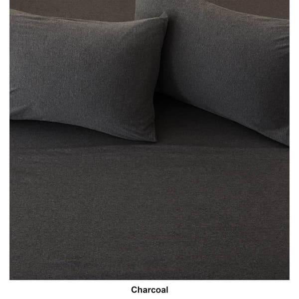 FreshFolds 4pc. Cotton Jersey Knit Deep Pocket Sheet Set