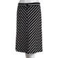 Plus Size French Laundry Stripe Skirt with Elastic Waist - image 1