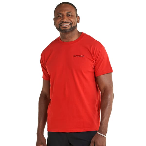 Mens Spyder Short Sleeve Solid Tee - image 