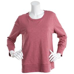 Womens Preswick &amp; Moore(R) 3/4 Sleeve Slub Knit Tee