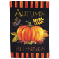 Northlight Autumn Blessings Pumpkin Fall Harvest Garden Flag - image 2