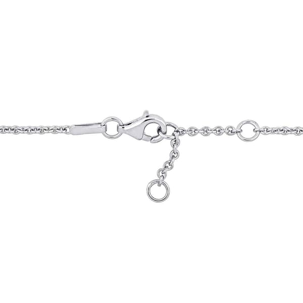 Silver White and 18kt. Gold Plated Mom Charm Bracelet