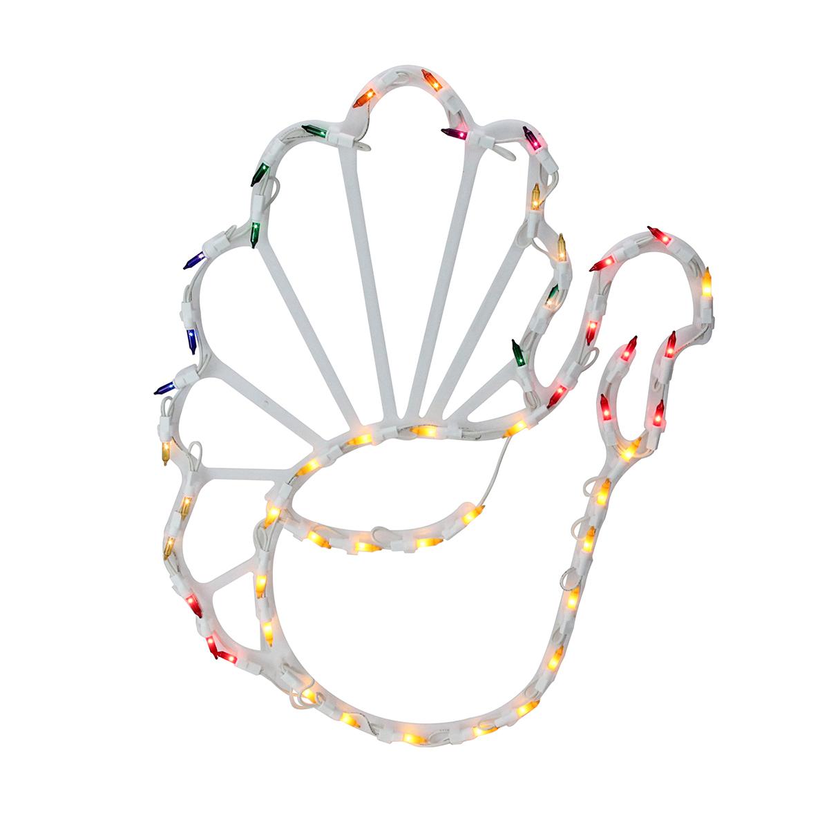 Northlight Seasonal 18in. Turkey Thanksgiving Window...