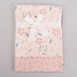 Baby Girl baby views(R) 2pk. Floral Flannel Blanket