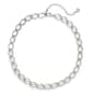 Wearable Art Silver-Tone 18in. Rope Textured Chain Link Necklace - image 1