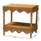 bali & pari Oteria Bohemian Light Honey Rattan Side Table - image 7