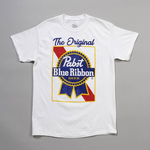Mens Pabst Blue Ribbon Short Sleeve Graphic Tee - image 
