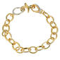 18kt. Gold over Sterling Silver Multiple Link Bracelet - image 1