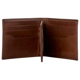 Mens Columbia Leather Extra Capacity Bifold Wallet