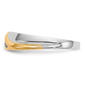 Mens Gentlemens Classics™ 14kt. Two Tone 1/6ctw. Diamond Ring - image 3