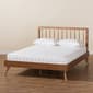 Baxton Studio Toru Ash Walnut Wood Full-Size Platform Bed - image 7