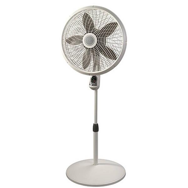 Lasko 18in. Cyclone Pedestal 3-Speed Fan with Remote - image 