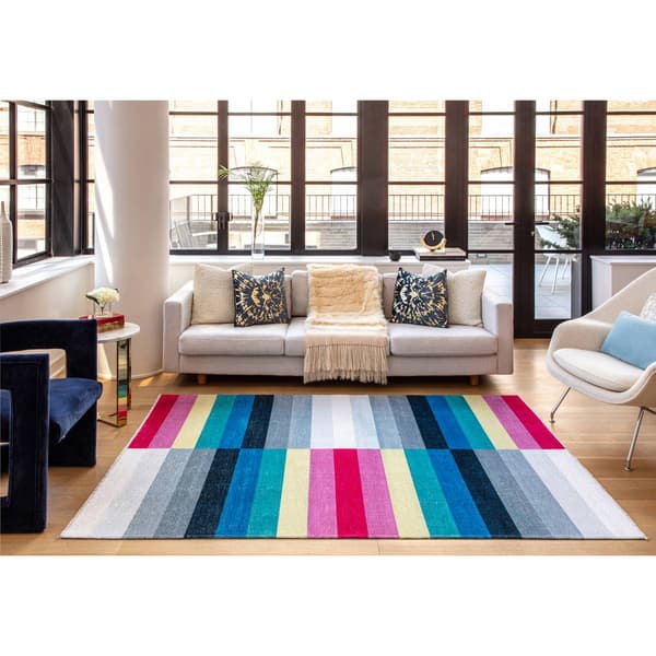 Elizabeth Sutton Maisie Colorblock Rectangular Area Rug
